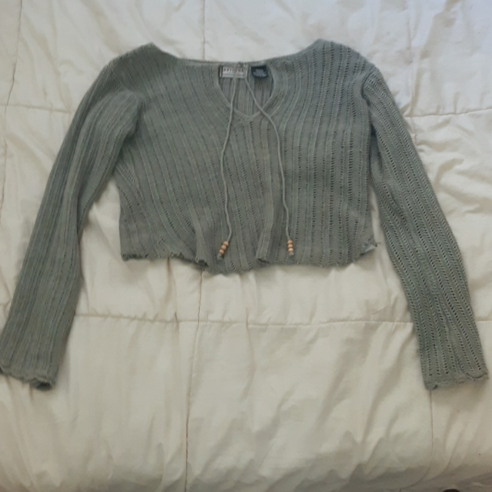 Self cropped stylish long sleeve
